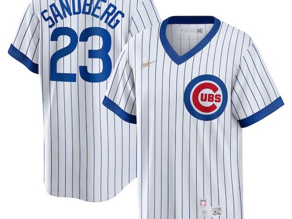 Ryne Sandberg Chicago Cubs Nike Home Cooperstown Collection Player Jersey - White