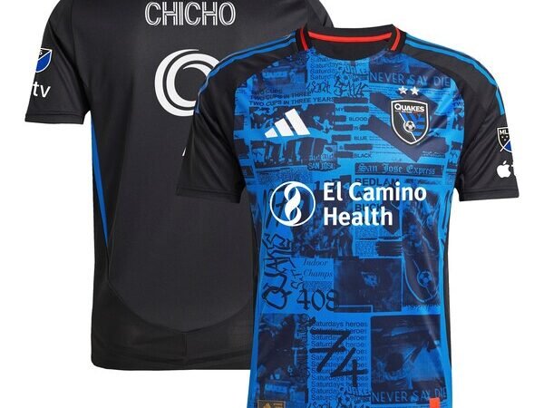 Cristian Arango San Jose Earthquakes adidas 2025 Headliner Authentic Player Jersey - Black