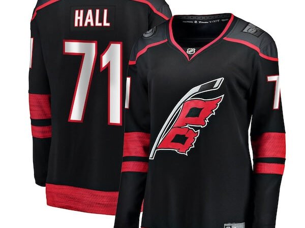 Taylor Hall Carolina Hurricanes  Women's Home Breakaway Player Jersey - Black