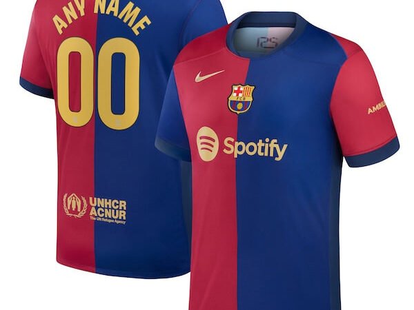 Barcelona Nike 2024/25 Home Replica Custom Jersey - Royal