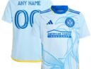 Atlanta United FC adidas Youth 2024 The Resurgens Kit Replica Custom Jersey - Light Blue