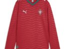 Portugal National Team Puma Youth 2026 Home Replica Long Sleeve Jersey - Red
