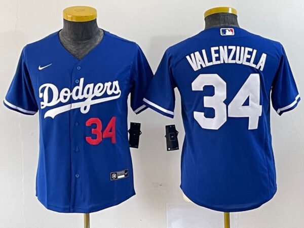 Fernando Valenzuela Los Angeles Dodgers Nike Jersey - Royal