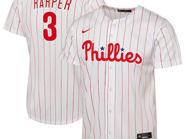 Bryce Harper Philadelphia Phillies Nike Youth Home Replica Player Jersey - White