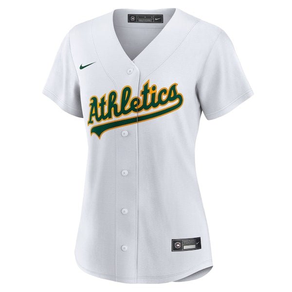 Khris Davis Oakland Athletics Nike Women's Home Replica Player Jersey - White/Green