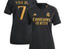 Vini Jr. Los Merengues adidas Women's 2023/24 Third Replica Player Jersey - Black