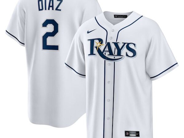 Yandy Díaz Tampa Bay Rays Nike Home  Replica Player Jersey - White