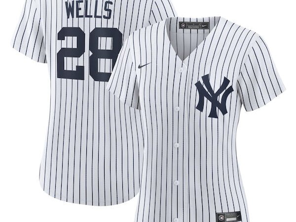 Austin Wells New York Yankees Nike Women's Home Replica Jersey - White