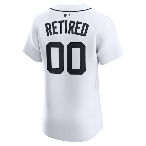Detroit Tigers Nike Home Elite Pick-A-Player Retired Roster Jersey - White