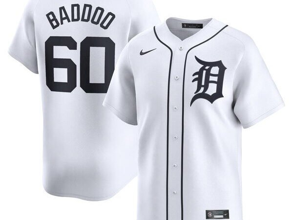 Akil Baddoo Detroit Tigers Nike Home Limited Player Jersey - White