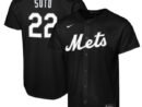 Juan Soto New York Mets Nike  Youth Replica Fashion Jersey - Black