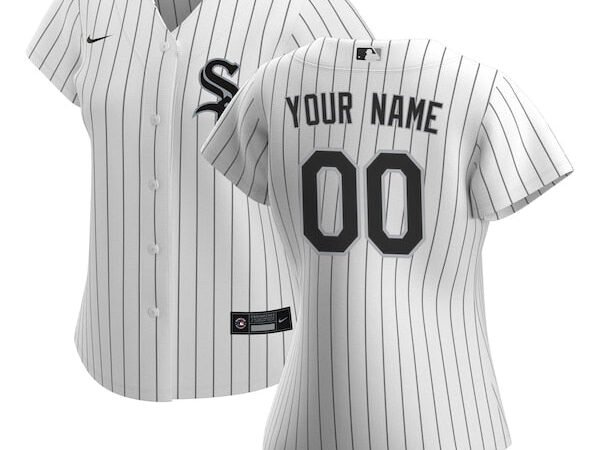 Chicago White Sox Nike Women's Home Replica Custom Jersey - White