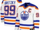 Wayne Gretzky Edmonton Oilers  1986/87 Blue Line Player Jersey - White