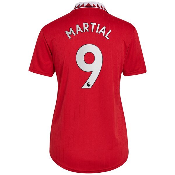 Anthony Martial Manchester United adidas Women's 2022/23 Home Replica Player Jersey - Red