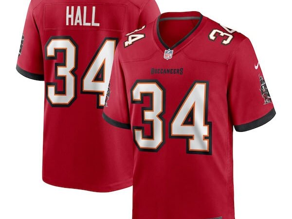 Bryce Hall Tampa Bay Buccaneers Nike Team Game Jersey - Red