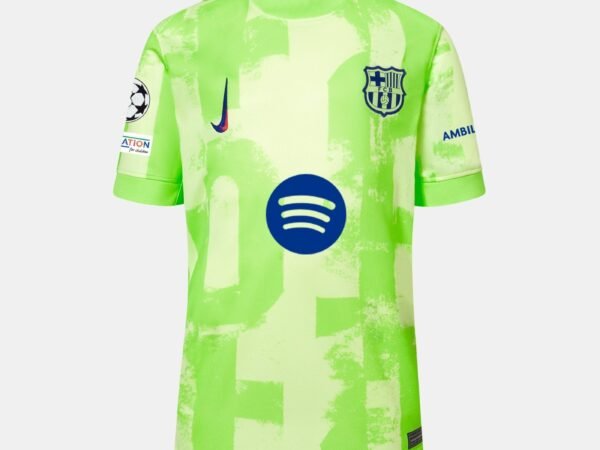 Barcelona 24/25 Nike Third Kit Custom Jersey - Yellow