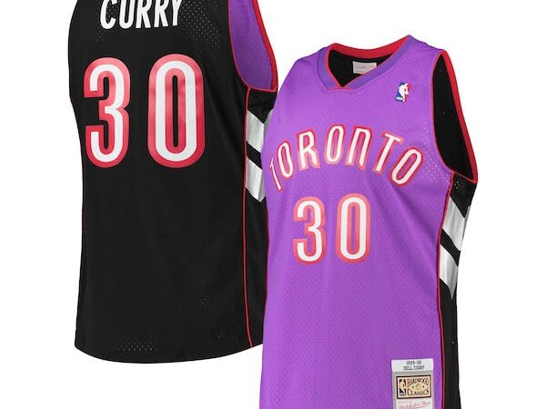 Dell Curry Toronto Raptors 2001/02 Hardwood Classics Swingman Jersey - Purple