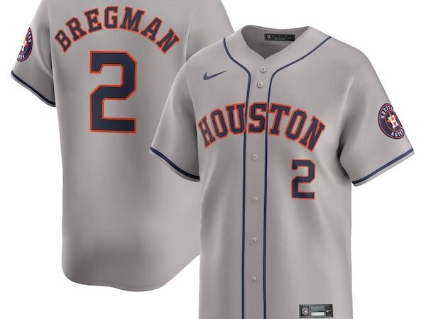 Alex Bregman Houston Astros Nike Away Limited Player Jersey - Gray/White