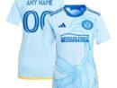Atlanta United FC adidas Women's 2024 The Resurgens Kit Replica Custom Jersey - Light Blue