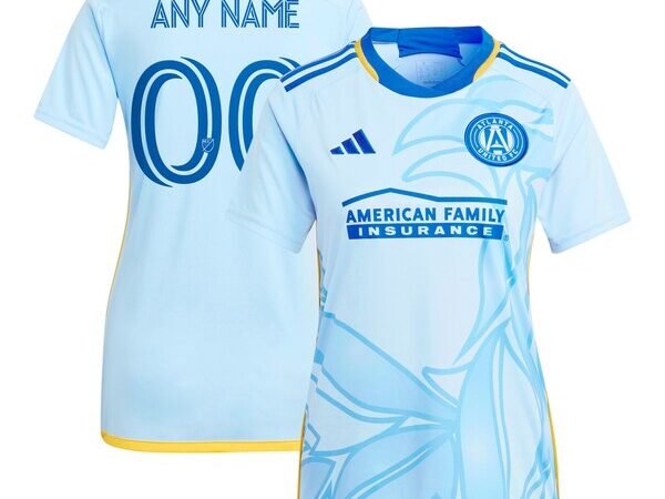 Atlanta United FC adidas Women's 2024 The Resurgens Kit Replica Custom Jersey - Light Blue