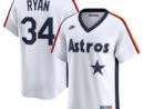 Nolan Ryan Houston Astros Nike Throwback Cooperstown Collection Limited Jersey - White