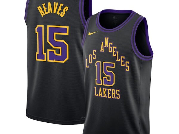 Austin Reaves Los Angeles Lakers Nike Unisex 2025/26 Swingman Jersey - Black - City Edition