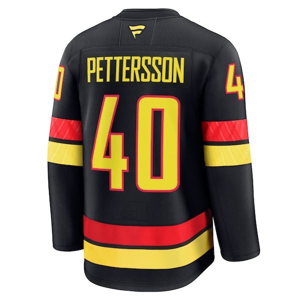 Elias Pettersson Vancouver Canucks Alternate Premium Jersey - Black