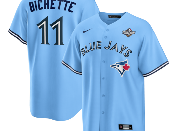 Bo Bichette Toronto Blue Jays Nike 2025 World Series Alternate Replica Jersey - Powder Blue
