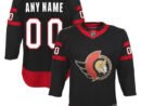 Ottawa Senators Youth Home Custom Premier Jersey - Black