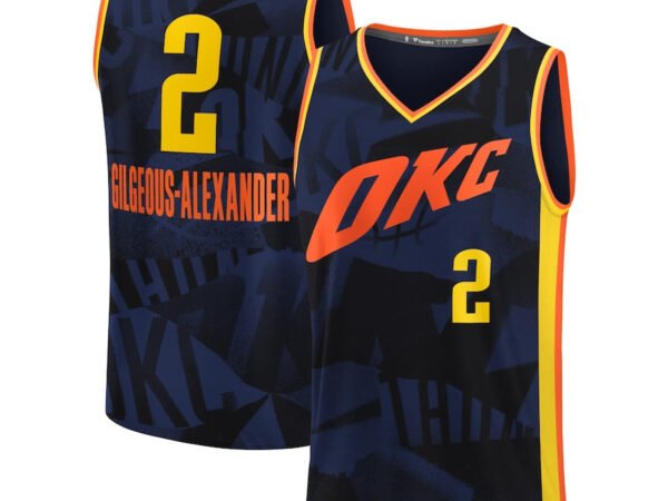 Shai Gilgeous-Alexander Oklahoma City Thunder Unisex Swingman Jersey - City Edition - Navy