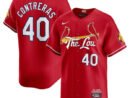 Willson Contreras St. Louis Cardinals Nike 2024 City Connect Limited Player Jersey - Red
