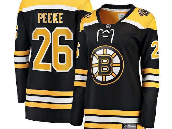 Andrew Peeke Boston Bruins Women's Home Breakaway Jersey - Black
