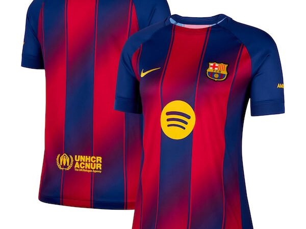 Barcelona Nike Women's 2025/26 Home Replica Jersey - Navy