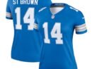 Amon-Ra St. Brown Detroit Lions Nike Women's Legend Jersey - Blue