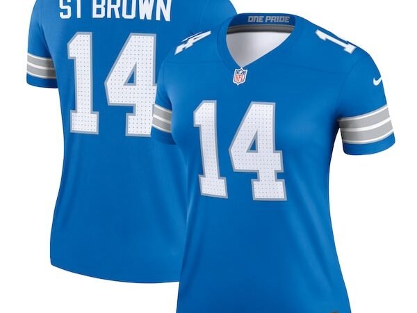 Amon-Ra St. Brown Detroit Lions Nike Women's Legend Jersey - Blue