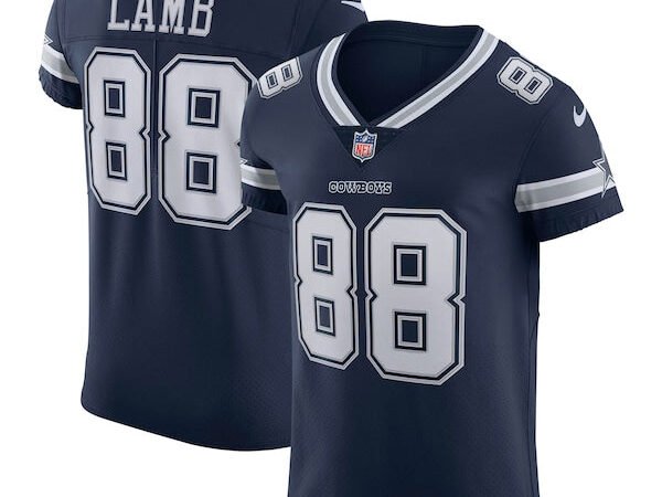 CeeDee Lamb Dallas Cowboys Nike Vapor Elite Jersey - Navy/White