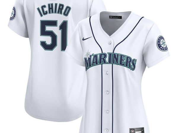 Ichiro Suzuki Seattle Mariners Nike Women's Home Limited Player Jersey - White
