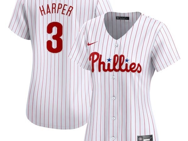 Bryce Harper Philadelphia Phillies Nike Women's Home Limited Player Jersey - White