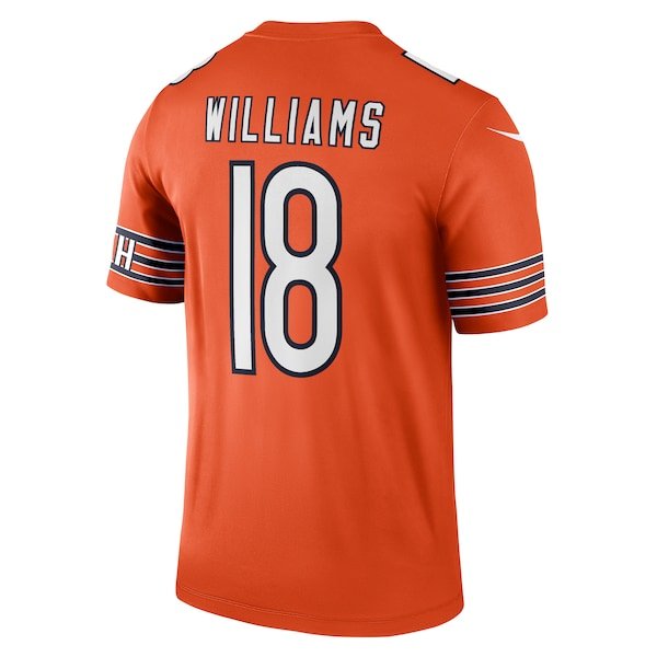 Caleb Williams Chicago Bears Nike Alternate Legend Player Performance Top - Orange/Navy
