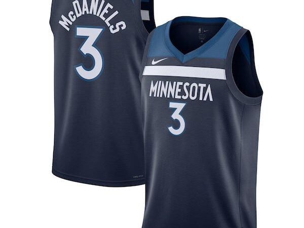 Jaden McDaniels Minnesota Timberwolves Nike Unisex Swingman Player Jersey - Icon Edition - Navy