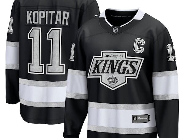 Anze Kopitar Los Angeles Kings  Home Premier Breakaway Player Jersey - Black