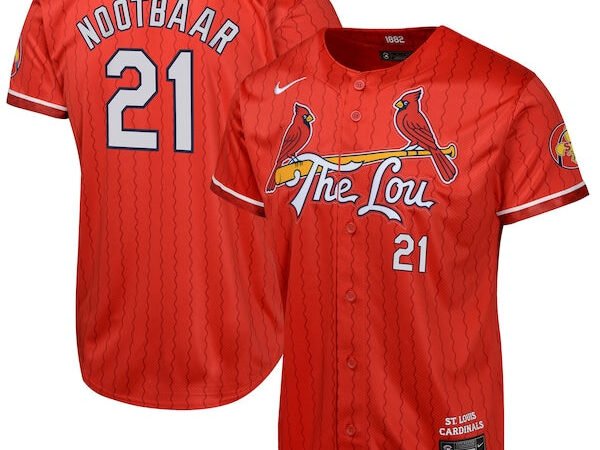 Lars Nootbaar St. Louis Cardinals Nike Youth 2024 City Connect Limited Player Jersey - Red