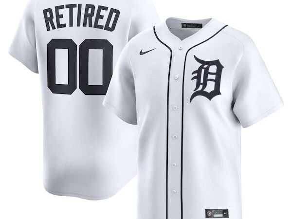 Detroit Tigers Nike Home Limited Pick-A-Player Retired Roster Jersey - White