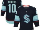 Matty Beniers Seattle Kraken Youth Alternate Replica Player Jersey - Navy