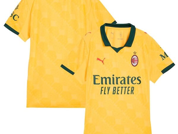 AC Milan Puma Women's 2025/26 Third Replica Jersey - Yellow