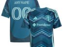 Seattle Sounders FC adidas Youth 2025 The Salish Sea Kit Replica Custom Jersey - Blue