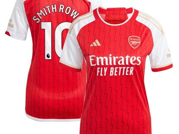 Emile Smith Rowe Arsenal adidas Women's 2023/24 Home Replica Player Jersey - Red/Green/Yellow
