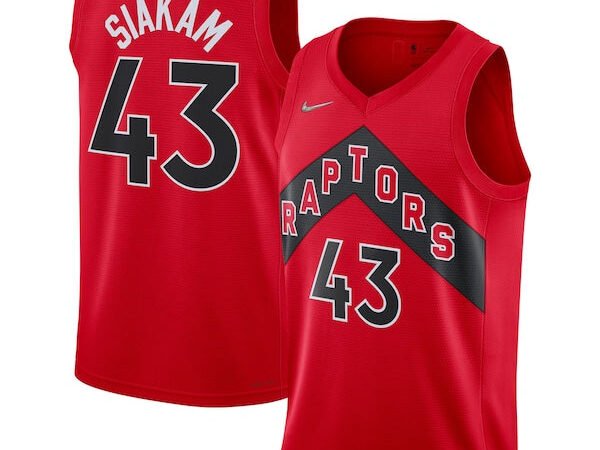 Pascal Siakam Toronto Raptors Nike 2021/22 Diamond Swingman Jersey - Icon Edition - Red