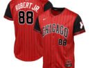 Luis Robert Jr. Chicago White Sox Youth 2025 City Connect Limited Player Jersey - Red/Black