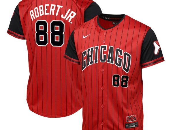 Luis Robert Jr. Chicago White Sox Youth 2025 City Connect Limited Player Jersey - Red/Black